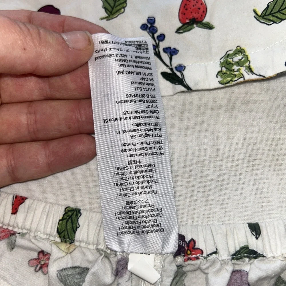Princesse Tam Tam Pajama Short Sleeve & Shorts Viscose & Cotton Fruit Small